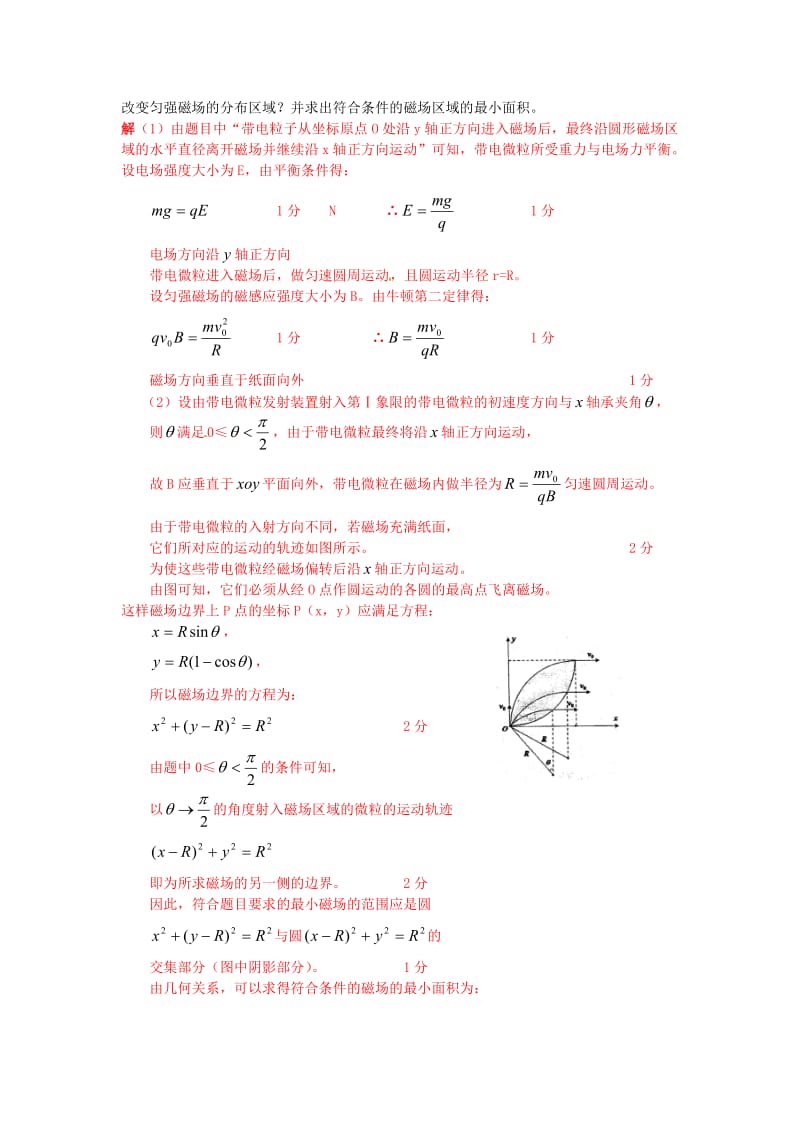 专项练习--磁场的最小面积求解.doc_第2页