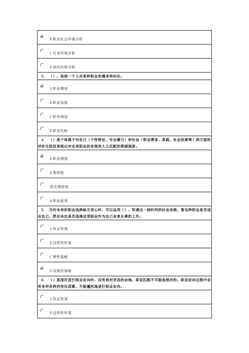 专业技术人员职业发展与规划网上考试试题及答案.doc_第3页