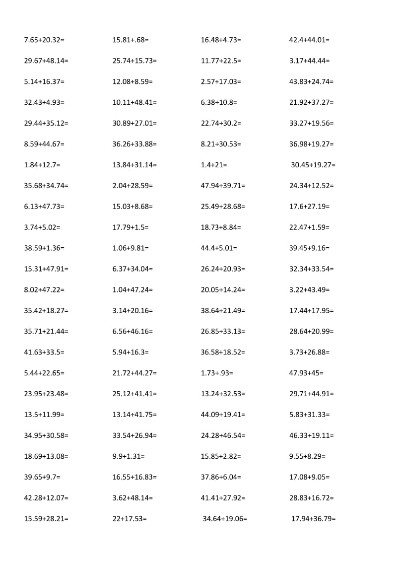 50以内小数点2位加减法.docx_第2页