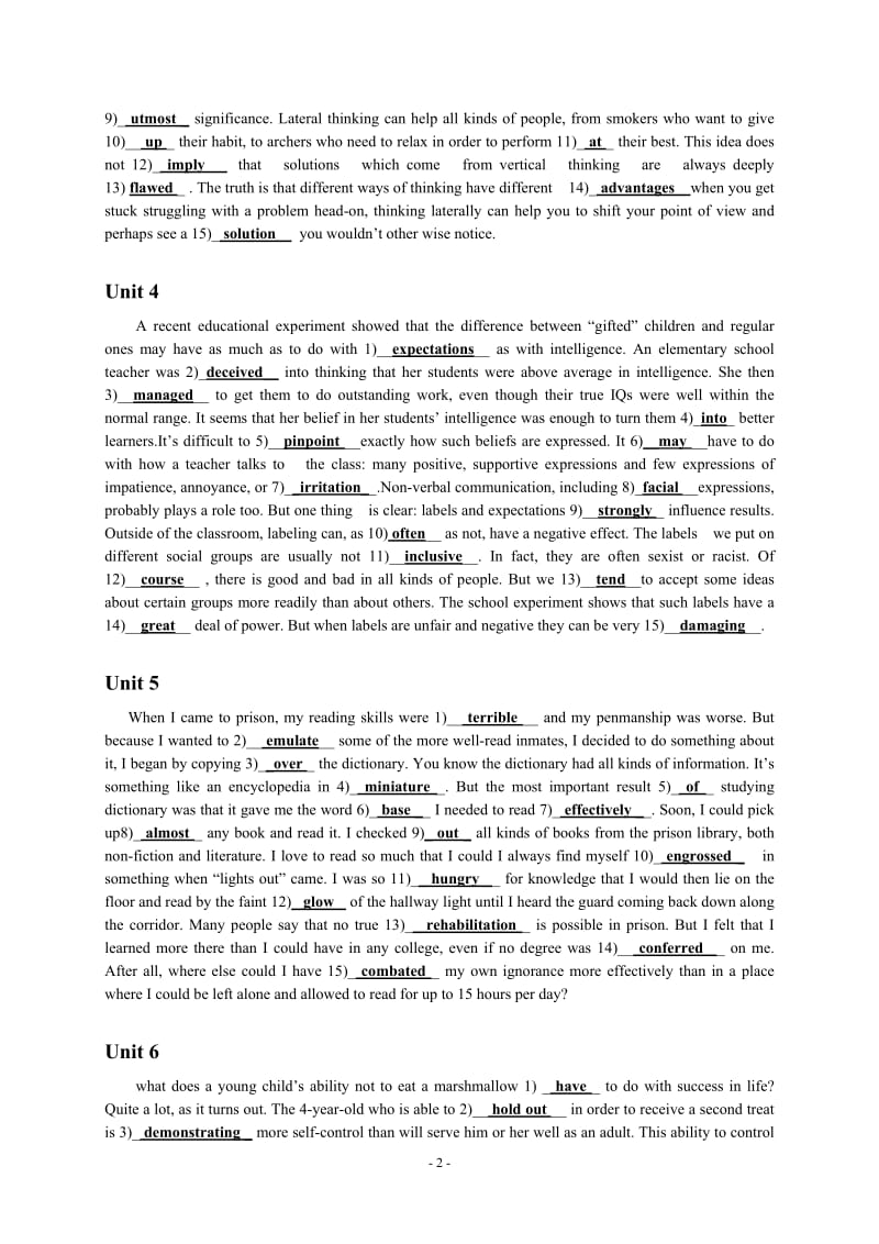 21世纪大学英语读写教程IV课后答案.doc_第2页