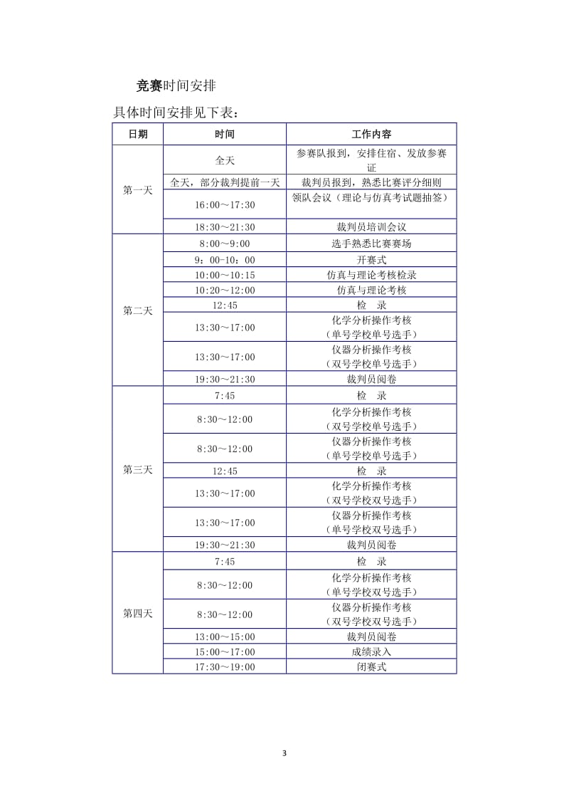 全国职业院校技能大赛中职组工业分析检验试题评分标准及选手须知.doc_第3页