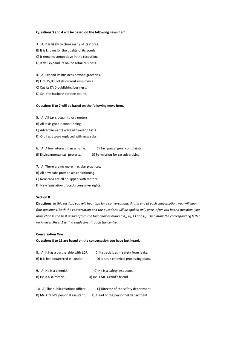 大学英语四级考试新听力试题调整说明及样题.doc_第2页