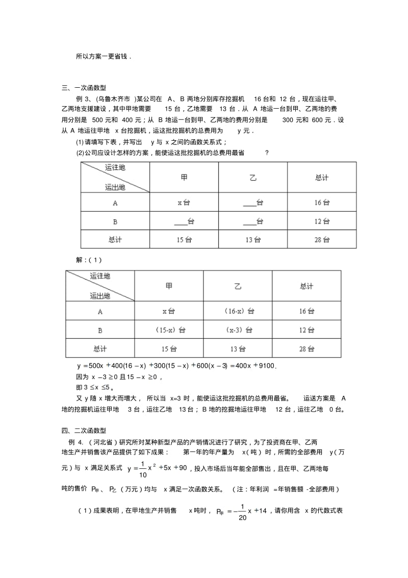 初中数学应用题复习专题.pdf_第3页