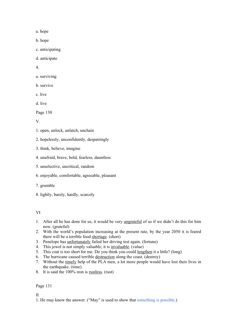 英语专业综合教程第一册第七单元练习答案unit7whenlightningstruck.docx_第3页