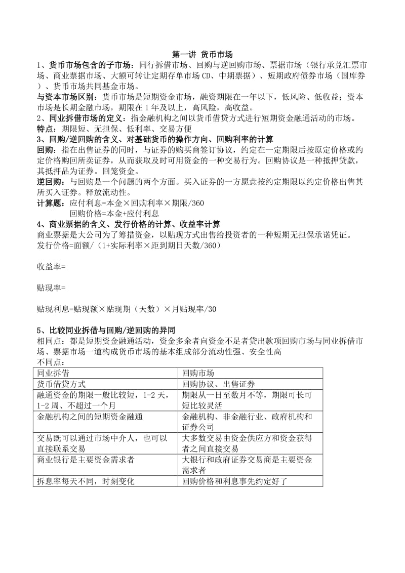 金融市场学复习.doc_第1页