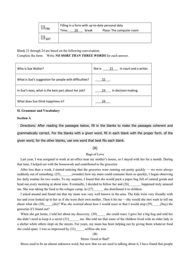 普通高等学校招生全国统一考试英语试题上海卷,含答案.doc_第3页