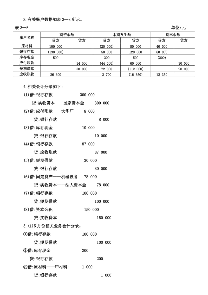 会计学基础第四版主编崔智敏陈爱玲习题答案.doc_第3页