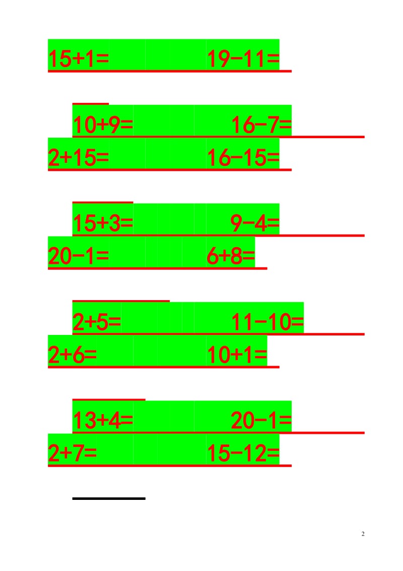 20以内加减法口算题3500道.doc_第2页