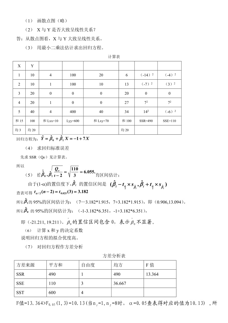 应用回归分析第2章课后习题参考答案.doc_第3页