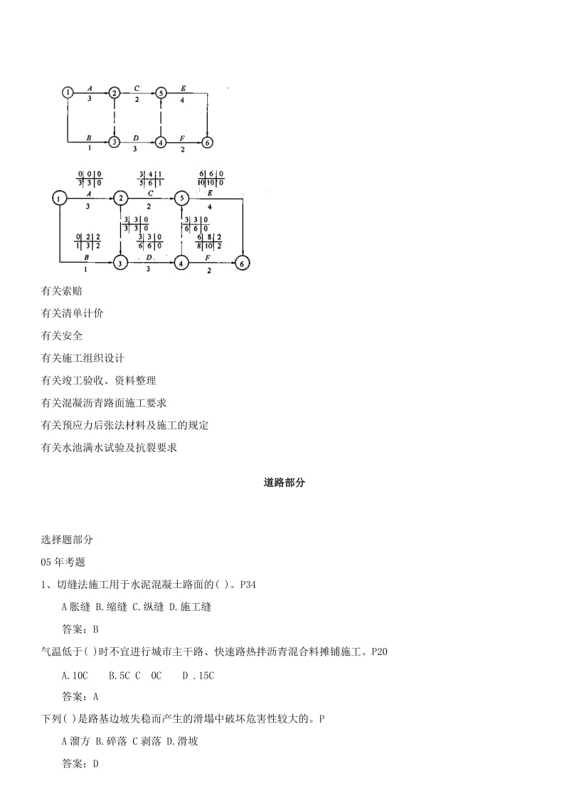 建筑施工知识试题库收集资料.doc_第2页