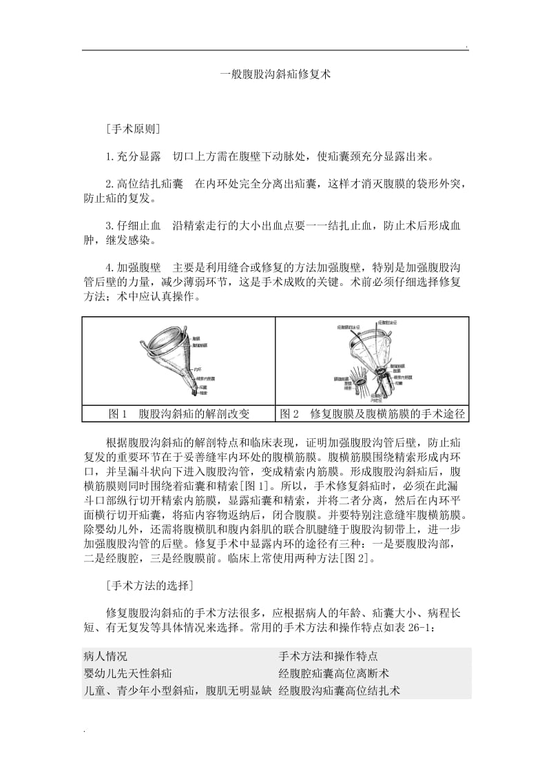 一般腹股沟斜疝修复术手术图谱_第1页