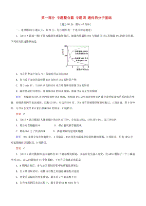 高考生物二輪復習 專題輔導與訓練 第一部分 專題整合篇 專題四 遺傳的分子基礎