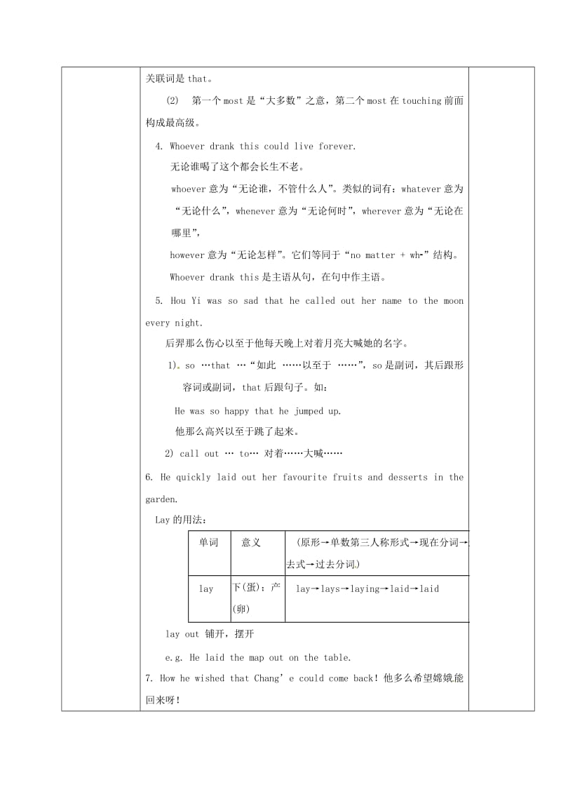 九年级英语全册 Unit 2 I think that mooncakes are delicious Period 2教学案（新版）人教新目标版_第3页