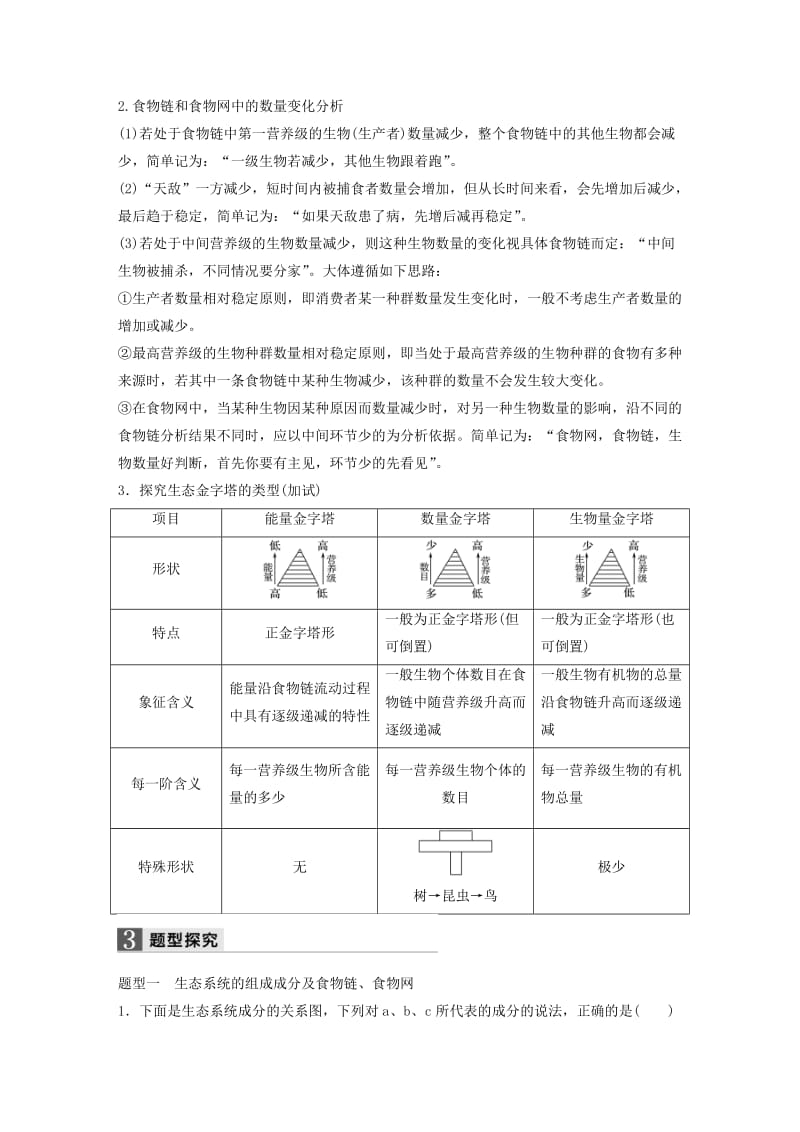 高考生物二轮复习 专题二十二 生态系统与环境保护试题_第3页