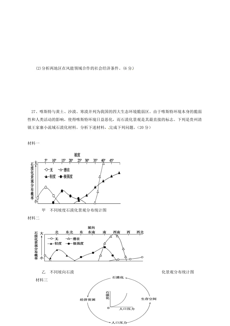 高二地理10月月考试题（无答案）1_第2页