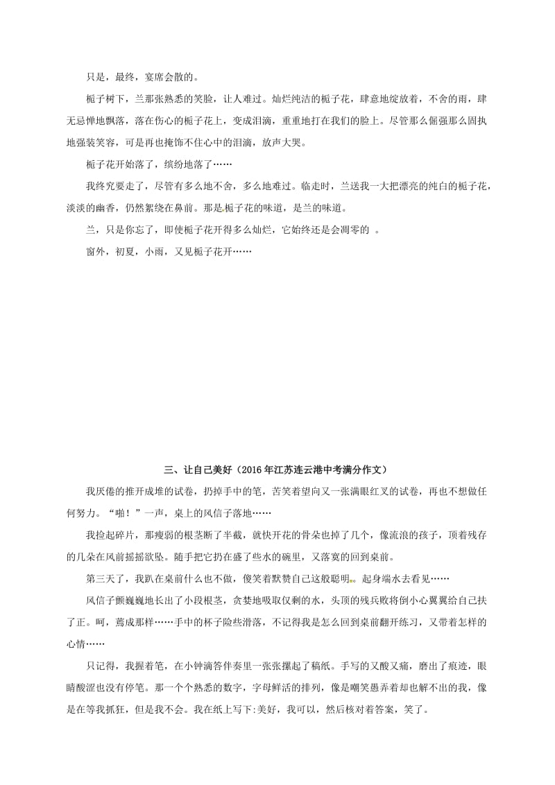 中考语文复习 满分例文六_第3页