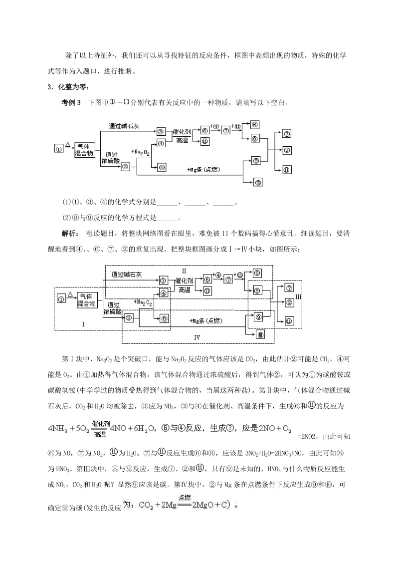 高考化学 第34讲 框图推断题导学案_第3页