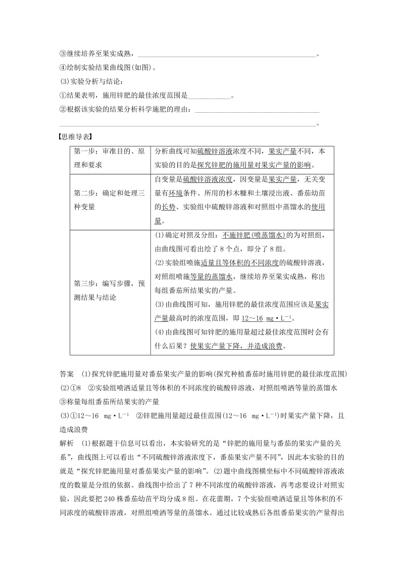 高考生物三轮冲刺 考前3个月 热点题型解题模板练 题型6 实验类解题模板练_第2页