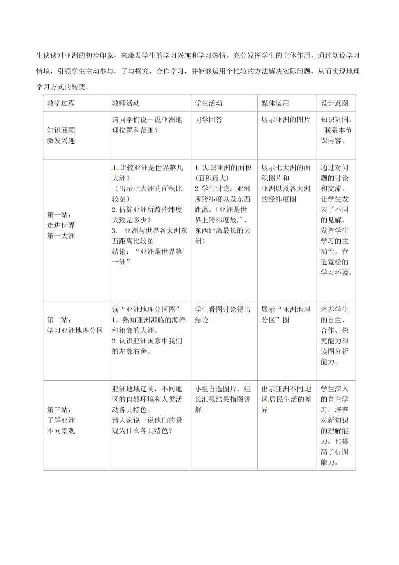 七年级地理下册 第六章 第一节 位置和范围（第2课时）教案 新人教版11_第2页