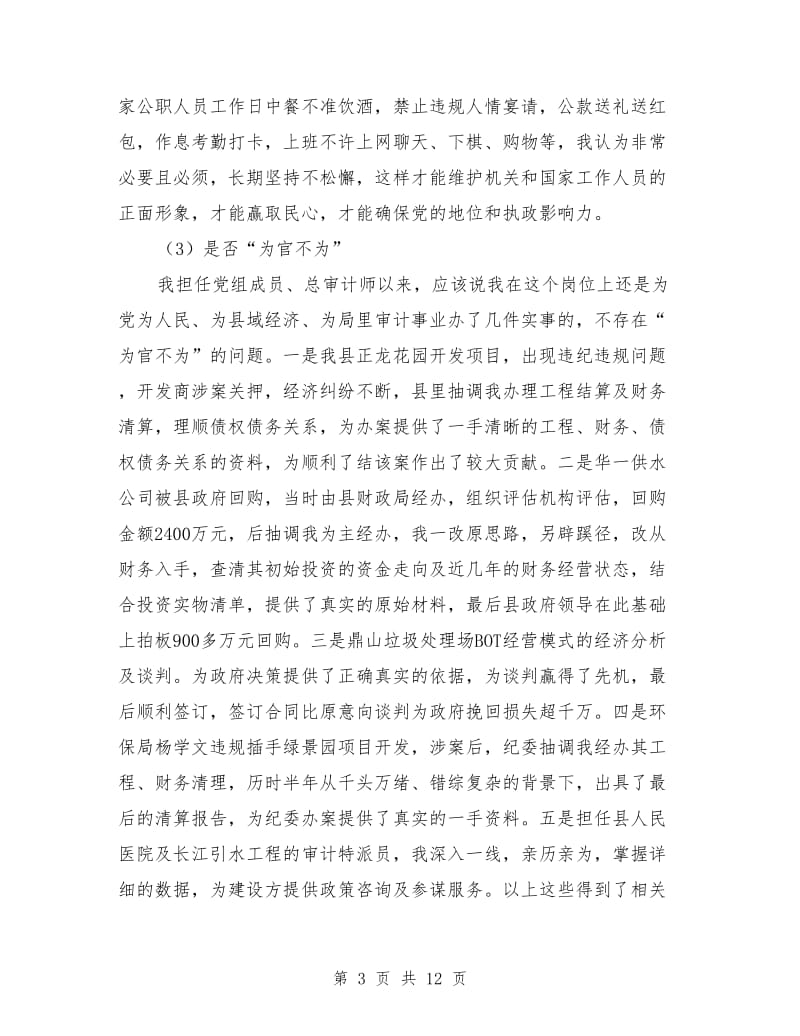 总审计师对照检查学习材料_第3页