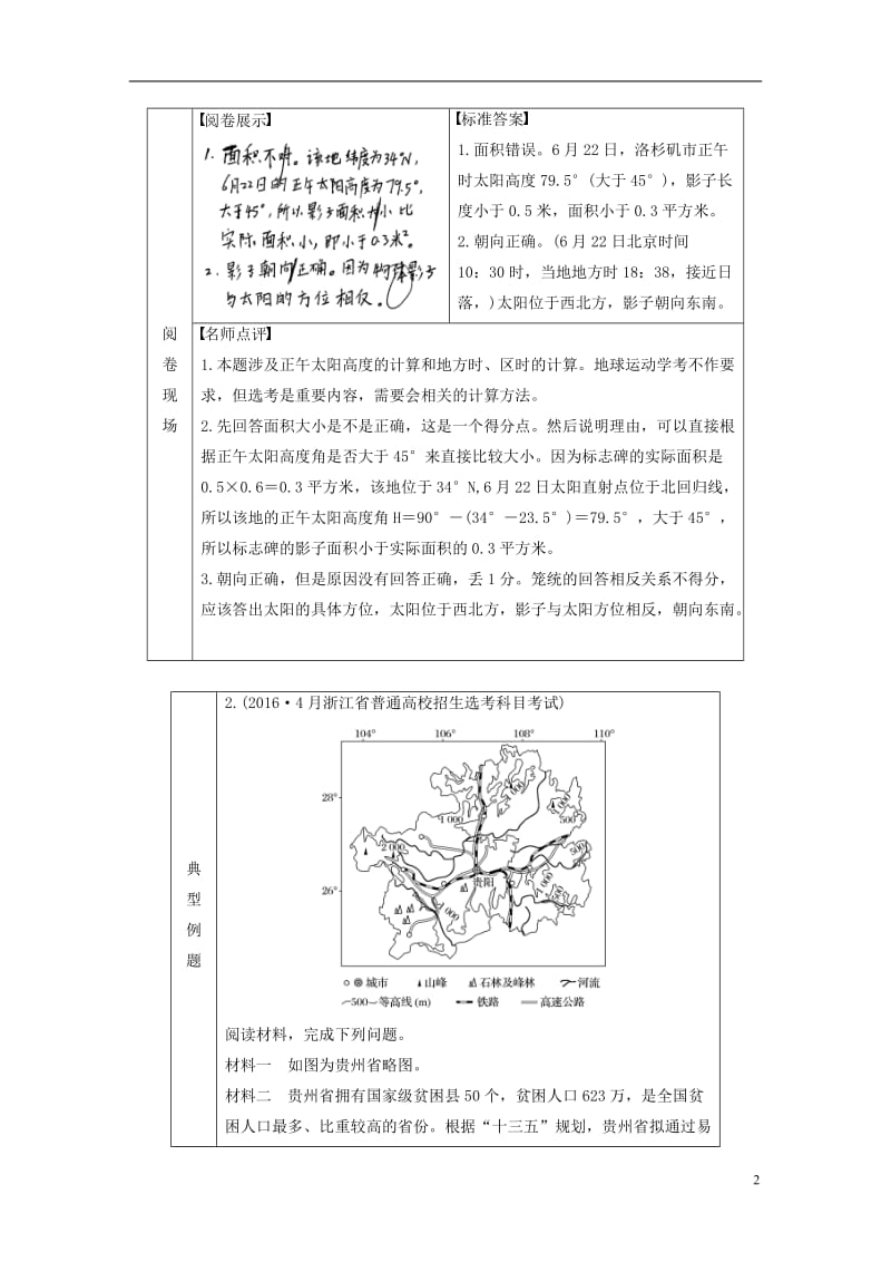 2017届高考地理二轮复习答题规范题型2地理事象判断类_第2页