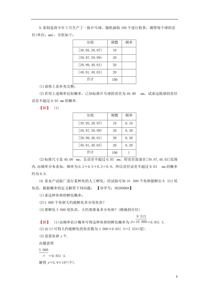 2016-2017学年高中数学学业分层测评17苏教版必修3_第3页