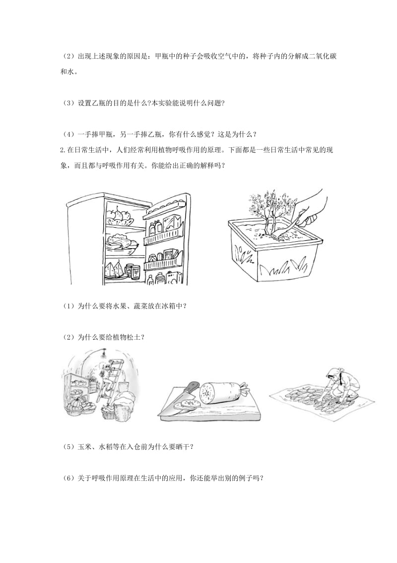 七年级生物上册 3_4 绿色植物是生物圈中有机物的制造者同步练习2 （新版）新人教版_第2页