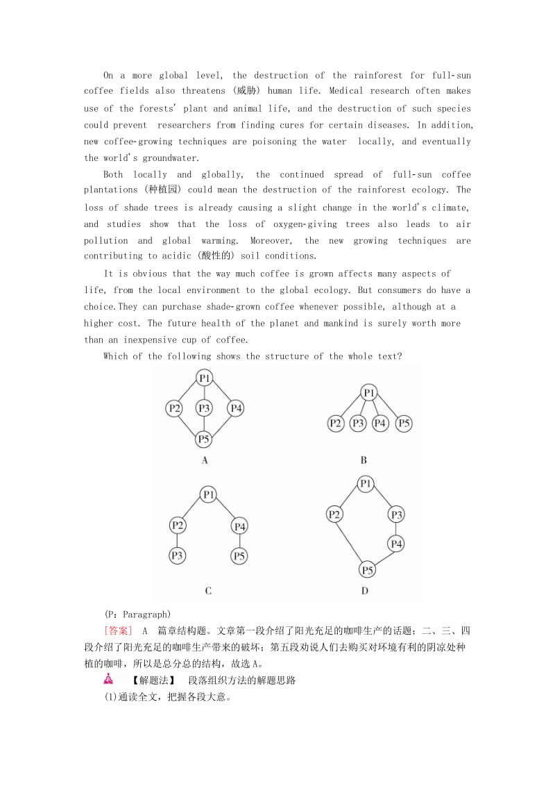 高考英语一轮复习 专题19 篇章结构题教学案_第2页