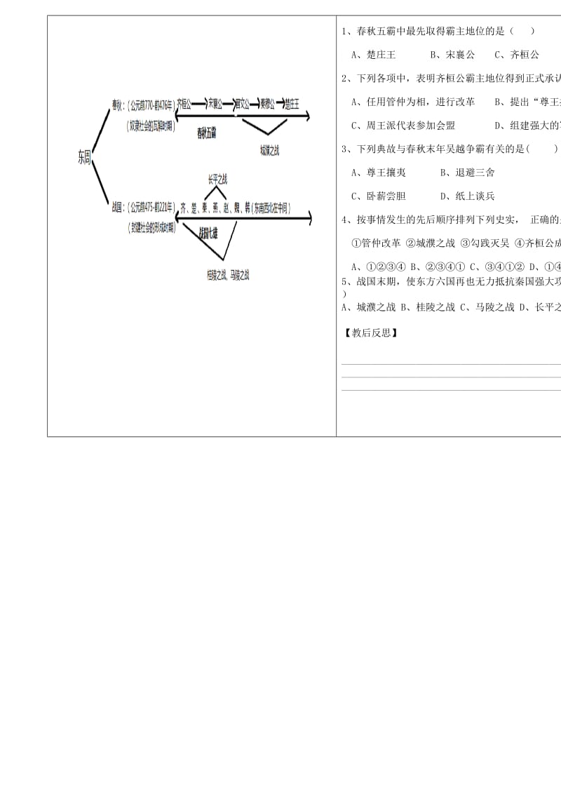 七年级历史上册 第7课 战国时期的社会变化导学案新人教版_第2页