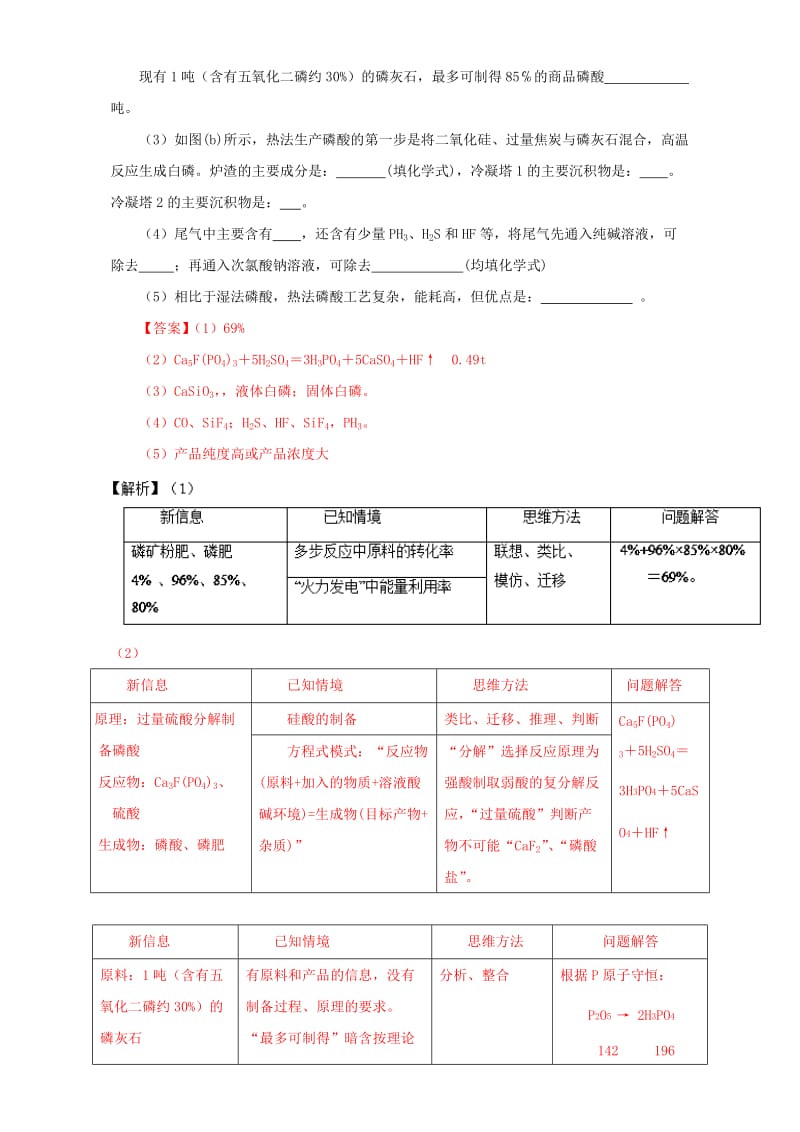 高考化学总复习 跳出题海15大秘诀 11 解读高考化学题中“有效信息”的四种技巧（含解析）1_第3页