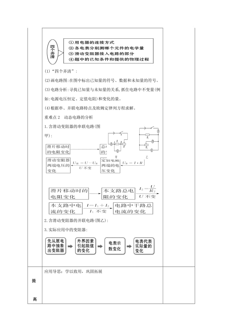 中考物理一轮复习 欧姆定律导学案_第3页