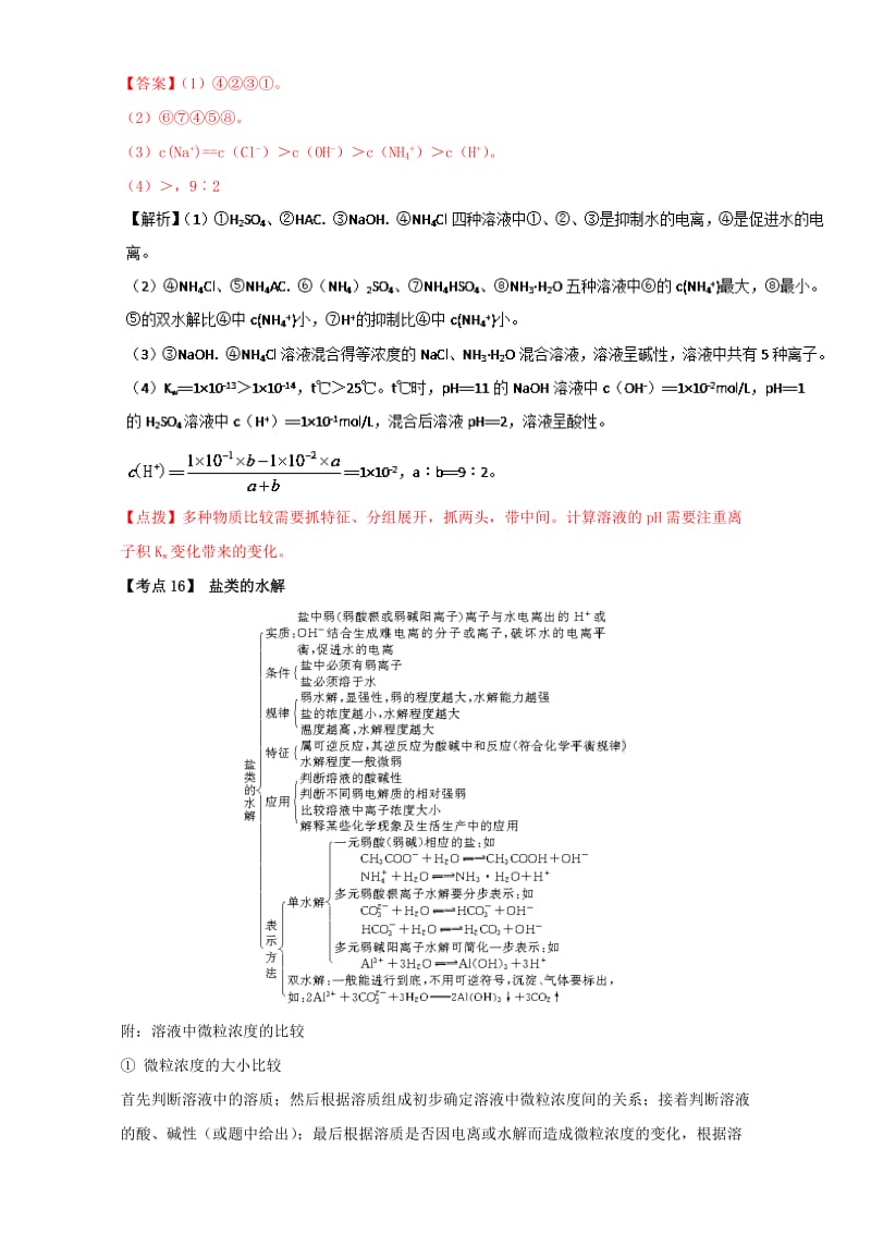 高考化学二轮专题复习30个考点 第二版块 化学基本理论 专题七 电解质溶液 考点15 电解质和非电解质（含解析）1_第2页