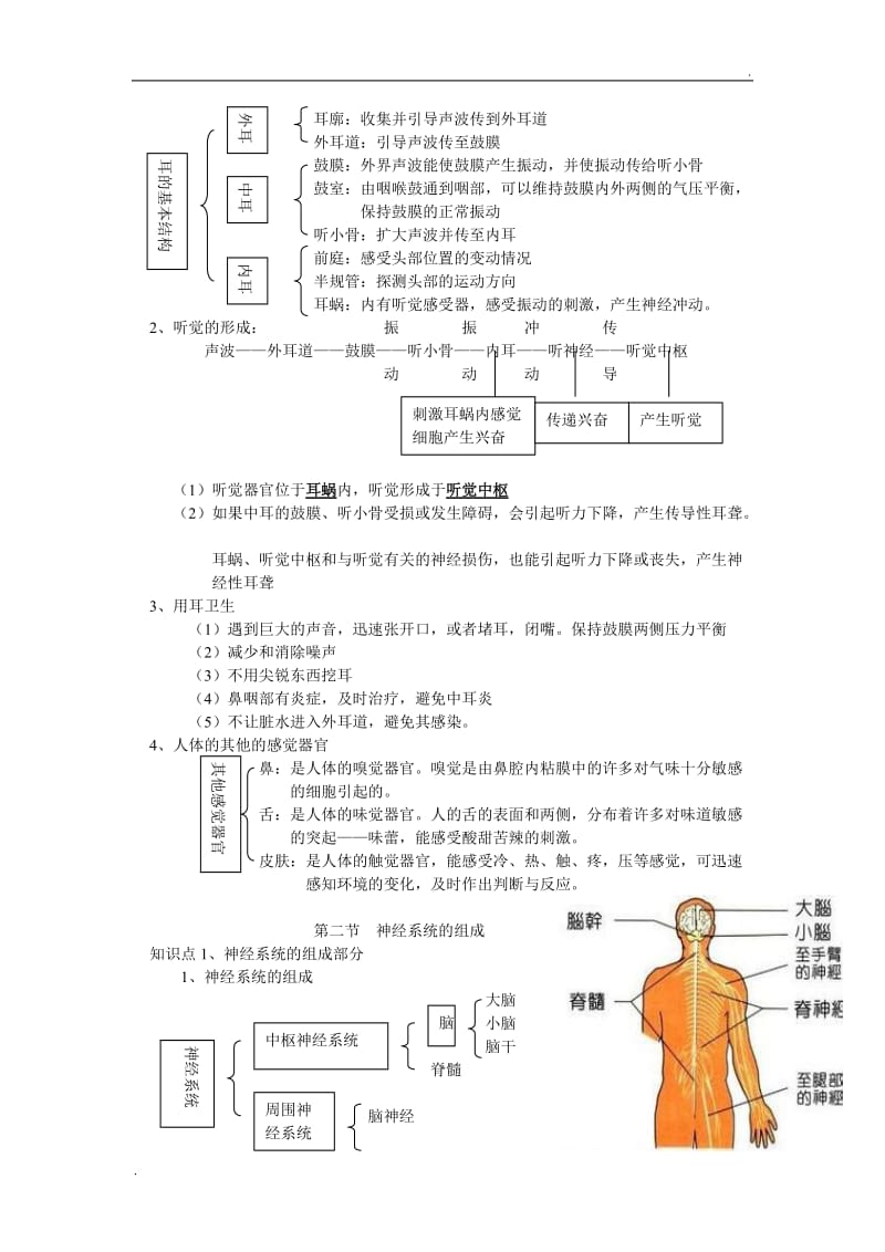 人体生命活动的调节知识点提纲_第3页