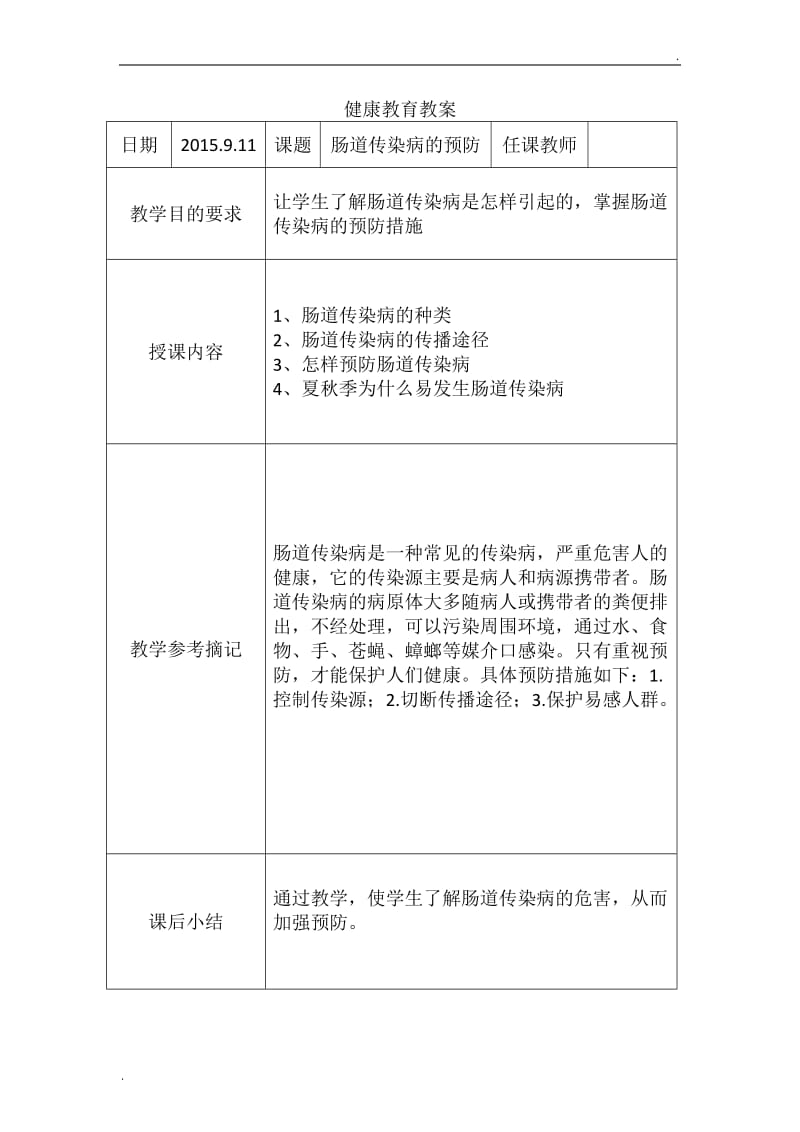 小学健康教育课程_第2页