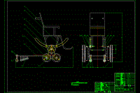 輪式可爬樓梯輪椅車設計含SW三維及7張CAD圖