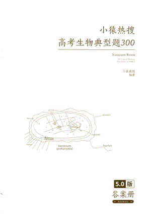 18高中生物——猿題庫——小猿熱搜——高考生物典型題300（答案冊）