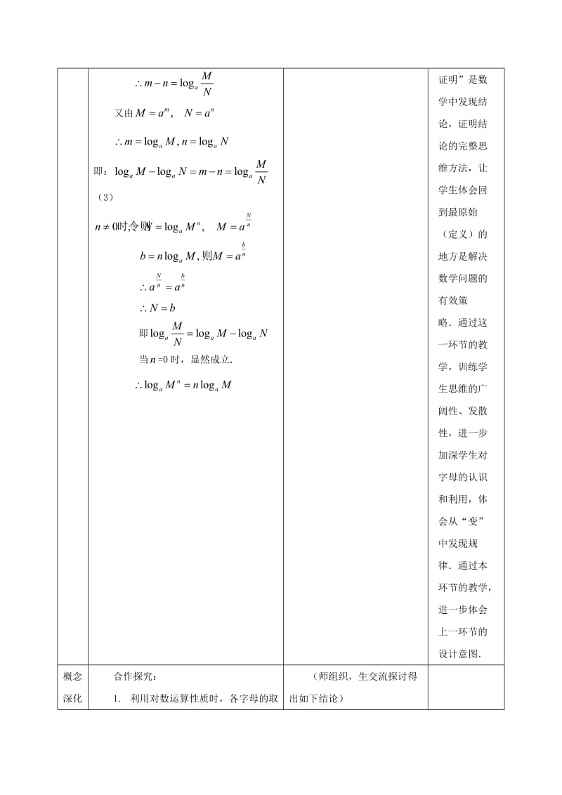 高中数学 2_2 对数函数及其运算教案 新人教版必修1_第3页