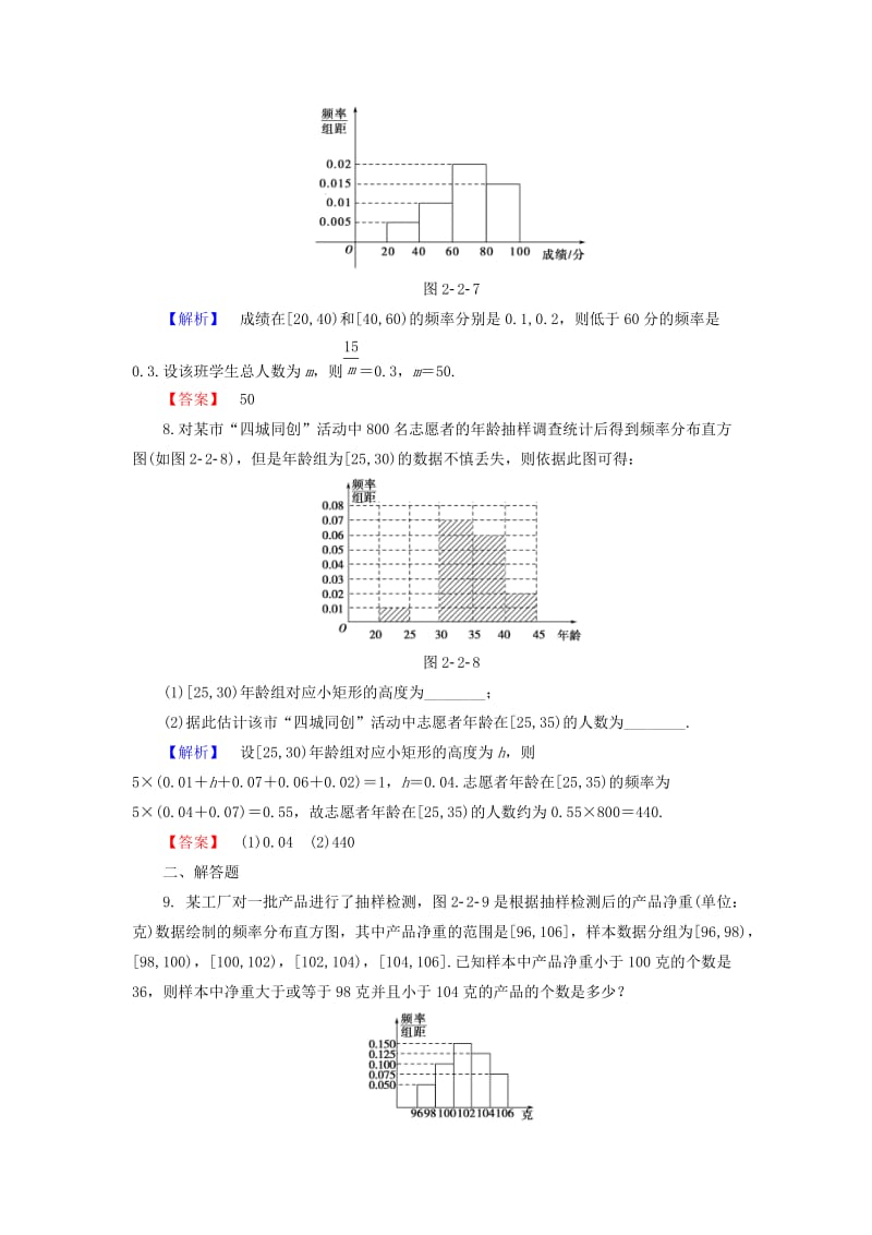 高中数学 学业分层测评12 苏教版必修3_第3页