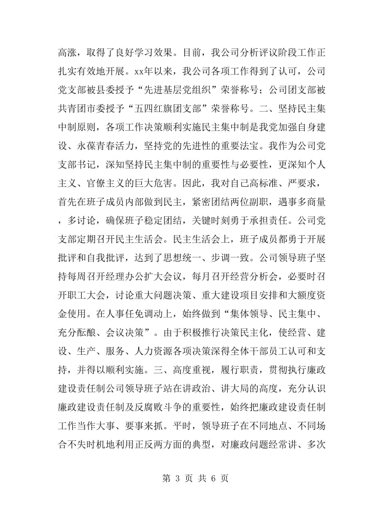 2019年5月公司述职报告范文_第3页