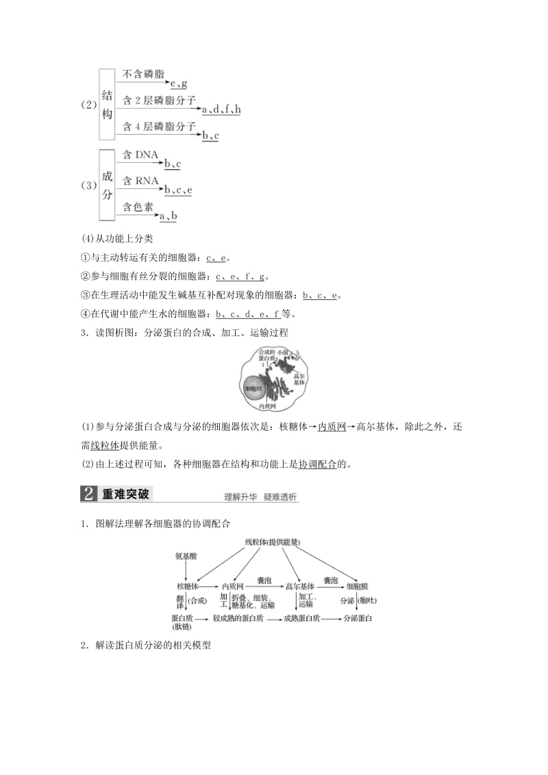 高考生物总复习 第1单元 细胞的分子组成与结构 第5讲 细胞质与动、植物细胞结构的异同_第3页