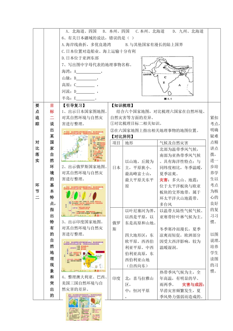 八年级地理下册 不同发展类型的国家教学案商务星球版_第3页