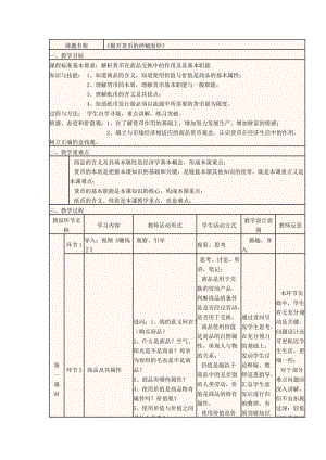 高一政治 揭開(kāi)貨幣的神秘面紗教學(xué)設(shè)計(jì)