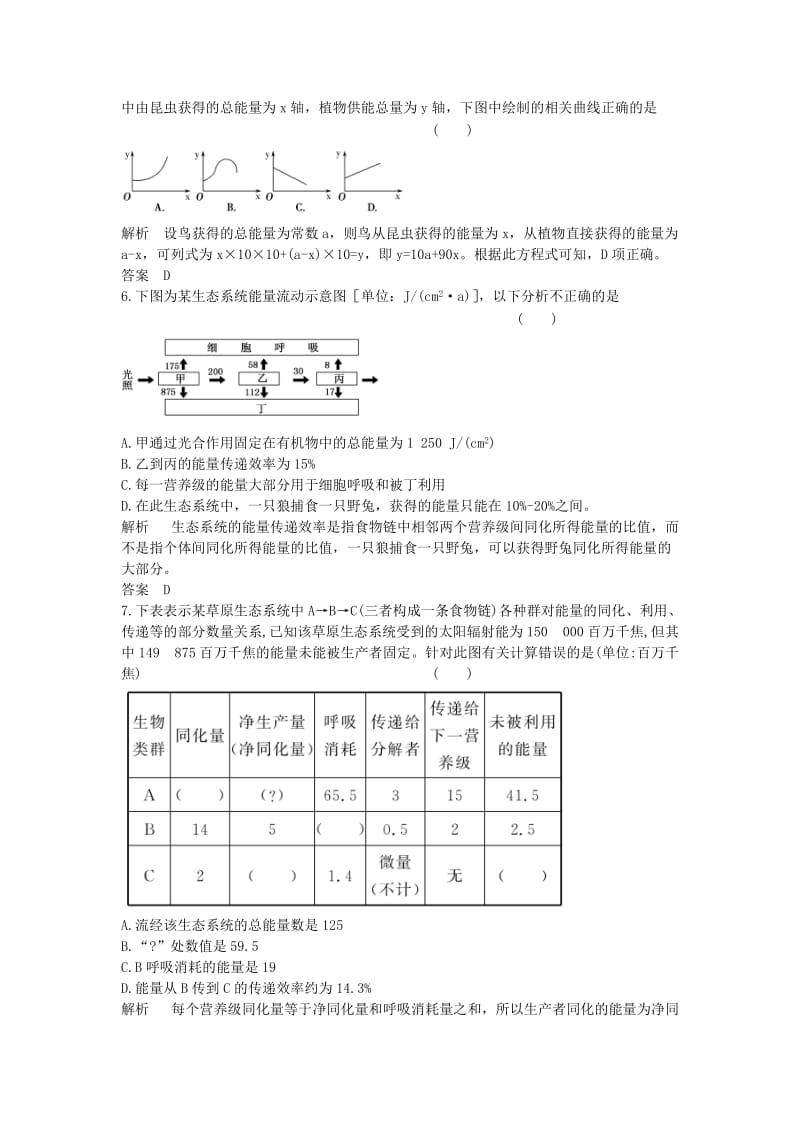 高中生物 第五章 生态系统及其稳定性课时16 新人教版必修3_第2页