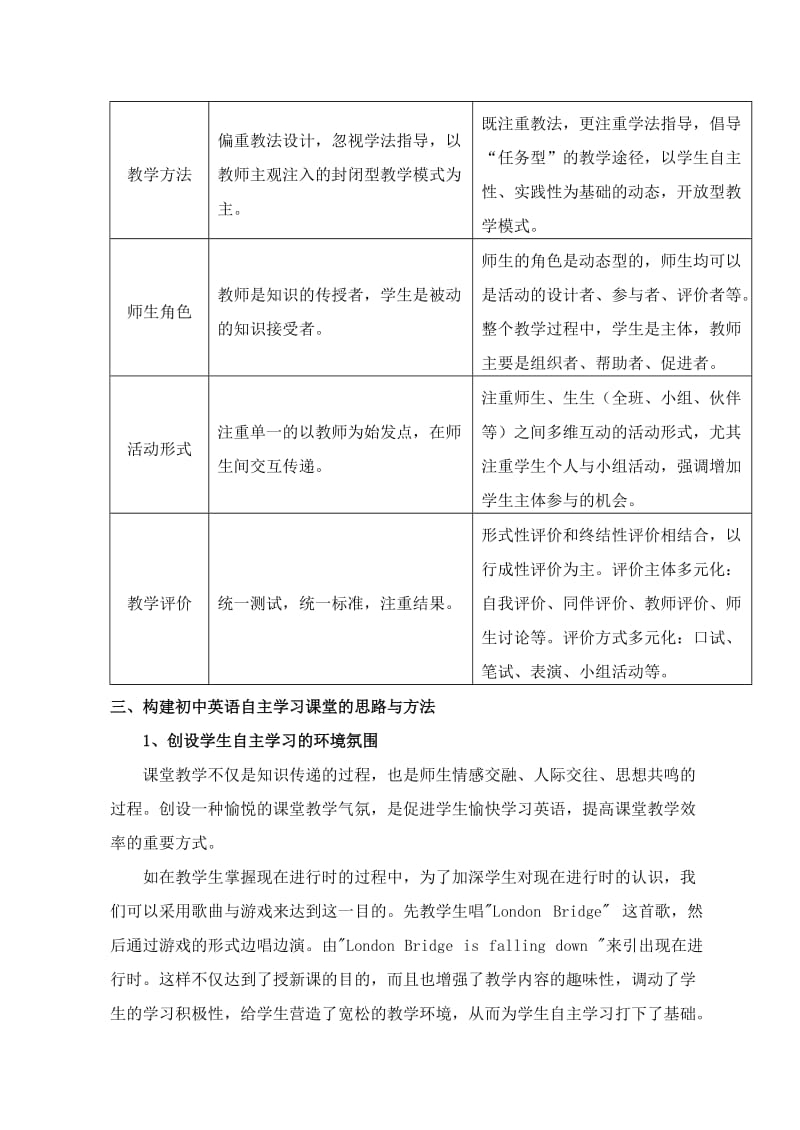 初中英语教学论文 英语自主学习_第3页