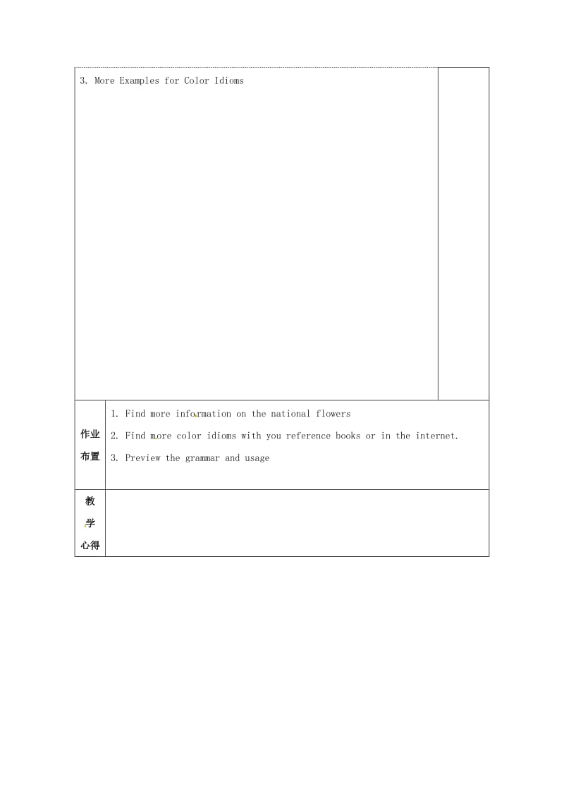 高中英语 Unit 3 The meaning of colour教案7 牛津译林版选修9_第3页