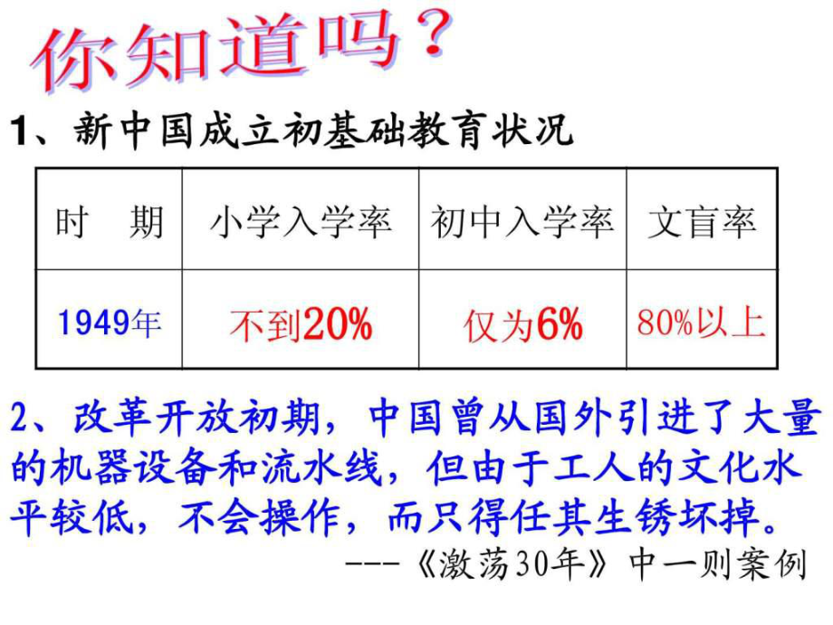 《改革發(fā)展中的教育》PPT課件_第1頁(yè)