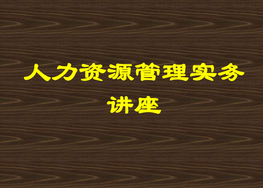 《人力資源管理實務(wù)》PPT課件_第1頁