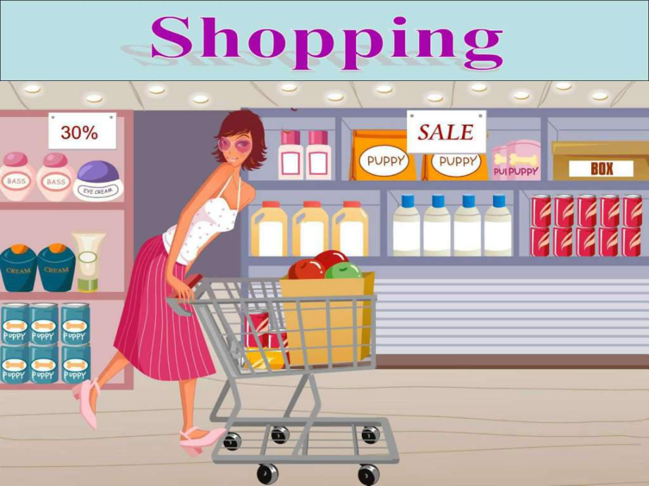 shopping购物英语学习_第1页