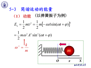 《物理學(xué)教學(xué)課件》5-3簡諧運(yùn)動能量