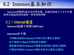 Internet(因特网)